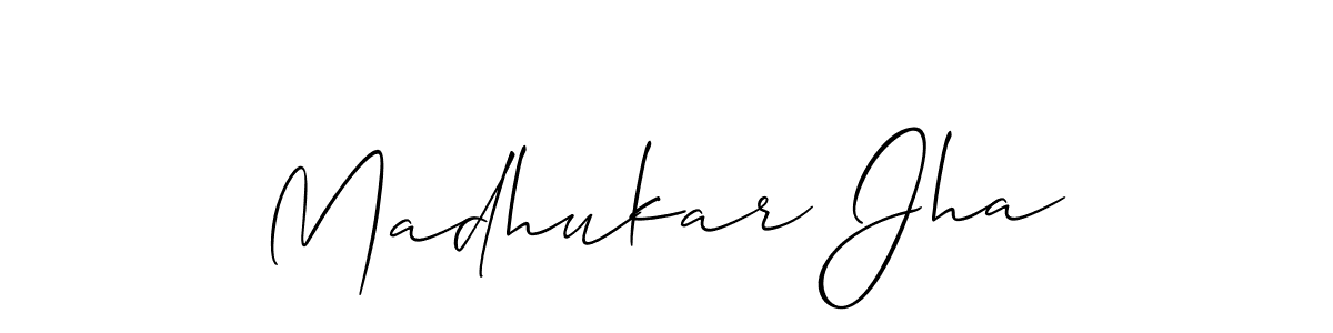 Once you've used our free online signature maker to create your best signature Allison_Script style, it's time to enjoy all of the benefits that Madhukar Jha name signing documents. Madhukar Jha signature style 2 images and pictures png