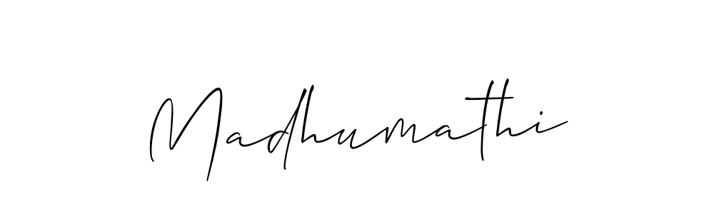 How to make Madhumathi name signature. Use Allison_Script style for creating short signs online. This is the latest handwritten sign. Madhumathi signature style 2 images and pictures png