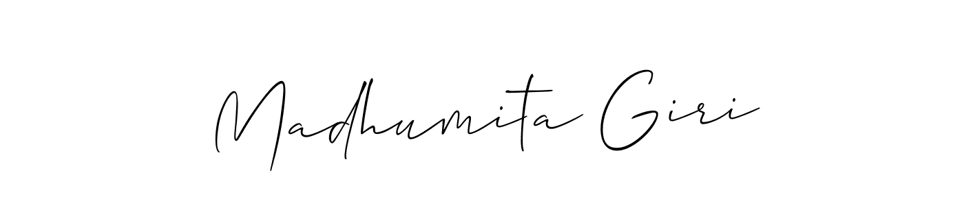 This is the best signature style for the Madhumita Giri name. Also you like these signature font (Allison_Script). Mix name signature. Madhumita Giri signature style 2 images and pictures png