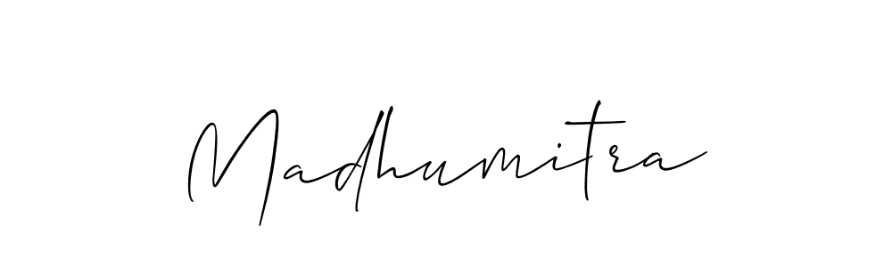 if you are searching for the best signature style for your name Madhumitra. so please give up your signature search. here we have designed multiple signature styles  using Allison_Script. Madhumitra signature style 2 images and pictures png