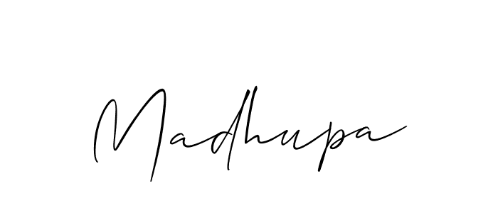 if you are searching for the best signature style for your name Madhupa. so please give up your signature search. here we have designed multiple signature styles  using Allison_Script. Madhupa signature style 2 images and pictures png