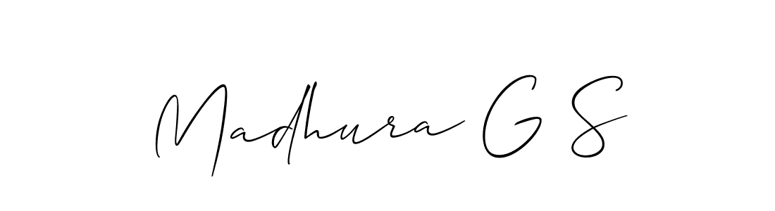 Check out images of Autograph of Madhura G S name. Actor Madhura G S Signature Style. Allison_Script is a professional sign style online. Madhura G S signature style 2 images and pictures png