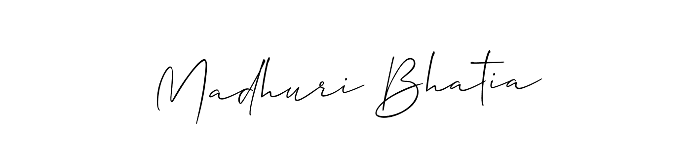 Check out images of Autograph of Madhuri Bhatia name. Actor Madhuri Bhatia Signature Style. Allison_Script is a professional sign style online. Madhuri Bhatia signature style 2 images and pictures png