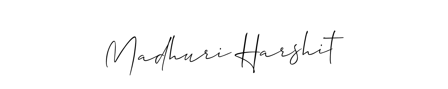 Once you've used our free online signature maker to create your best signature Allison_Script style, it's time to enjoy all of the benefits that Madhuri Harshit name signing documents. Madhuri Harshit signature style 2 images and pictures png