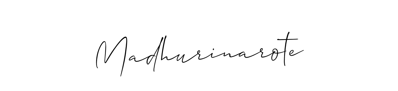 You should practise on your own different ways (Allison_Script) to write your name (Madhurinarote) in signature. don't let someone else do it for you. Madhurinarote signature style 2 images and pictures png