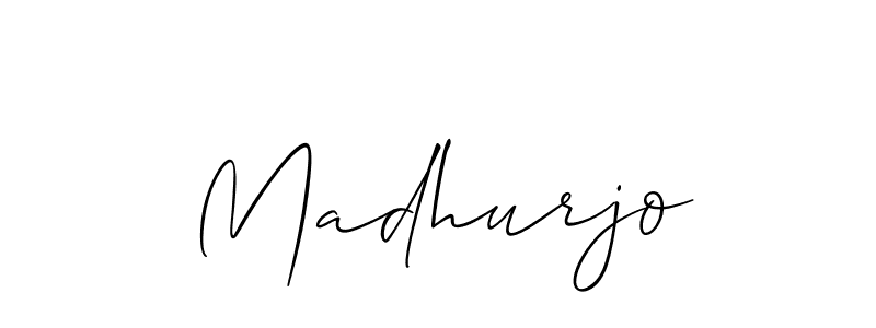 Once you've used our free online signature maker to create your best signature Allison_Script style, it's time to enjoy all of the benefits that Madhurjo name signing documents. Madhurjo signature style 2 images and pictures png