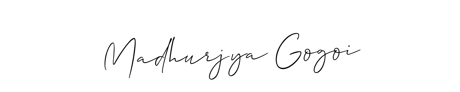 Make a beautiful signature design for name Madhurjya Gogoi. Use this online signature maker to create a handwritten signature for free. Madhurjya Gogoi signature style 2 images and pictures png