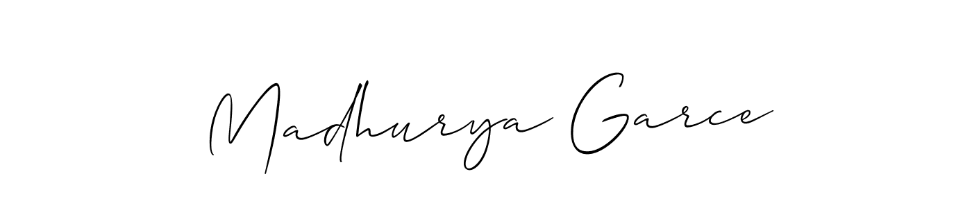 Similarly Allison_Script is the best handwritten signature design. Signature creator online .You can use it as an online autograph creator for name Madhurya Garce. Madhurya Garce signature style 2 images and pictures png