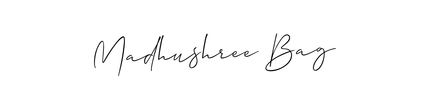 Here are the top 10 professional signature styles for the name Madhushree Bag. These are the best autograph styles you can use for your name. Madhushree Bag signature style 2 images and pictures png