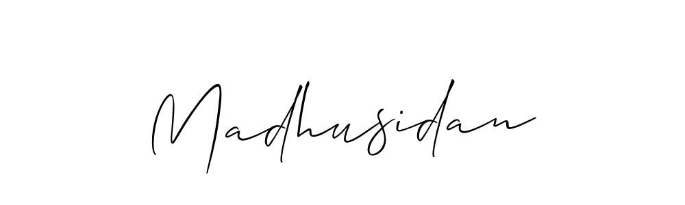 Best and Professional Signature Style for Madhusidan. Allison_Script Best Signature Style Collection. Madhusidan signature style 2 images and pictures png