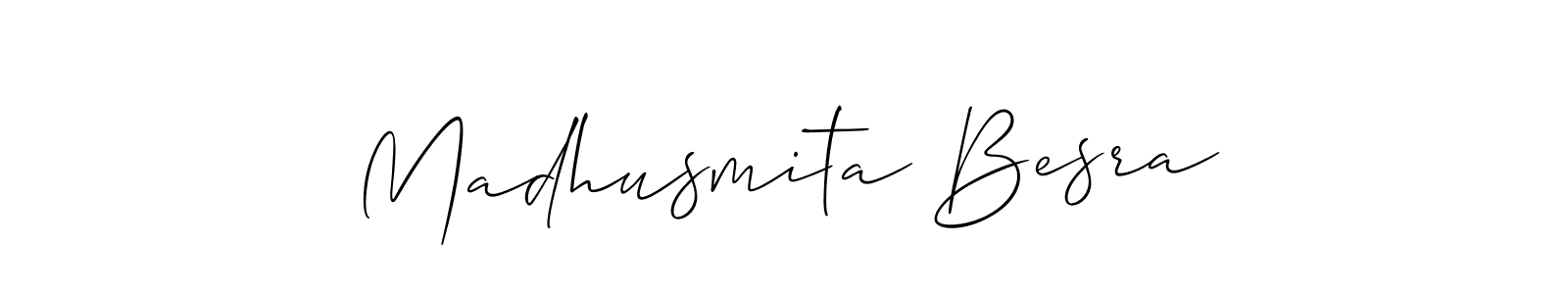 Make a beautiful signature design for name Madhusmita Besra. Use this online signature maker to create a handwritten signature for free. Madhusmita Besra signature style 2 images and pictures png