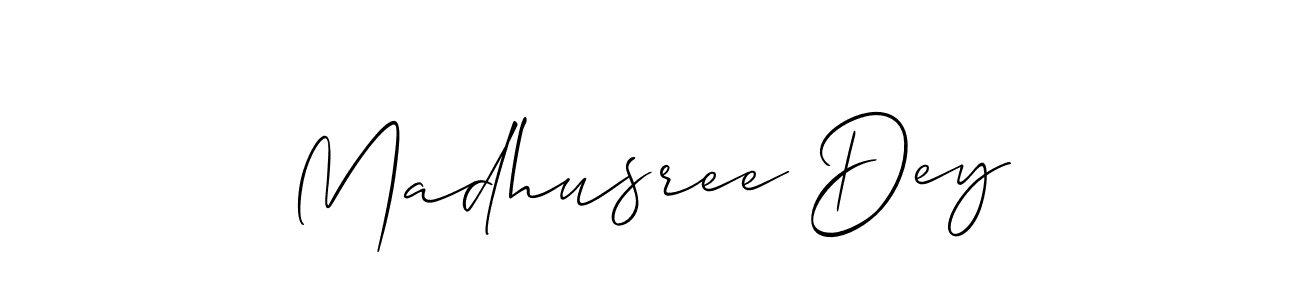 Make a beautiful signature design for name Madhusree Dey. Use this online signature maker to create a handwritten signature for free. Madhusree Dey signature style 2 images and pictures png