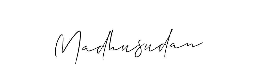 Once you've used our free online signature maker to create your best signature Allison_Script style, it's time to enjoy all of the benefits that Madhusudan name signing documents. Madhusudan signature style 2 images and pictures png