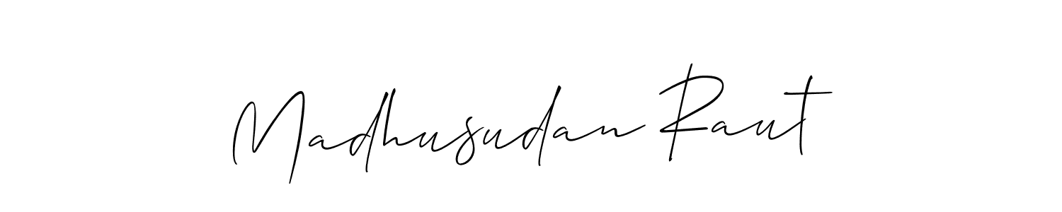 How to Draw Madhusudan Raut signature style? Allison_Script is a latest design signature styles for name Madhusudan Raut. Madhusudan Raut signature style 2 images and pictures png