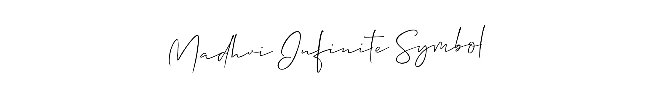 Here are the top 10 professional signature styles for the name Madhvi Infinite Symbol. These are the best autograph styles you can use for your name. Madhvi Infinite Symbol signature style 2 images and pictures png