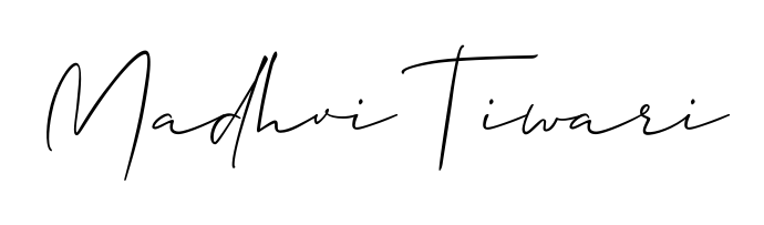 The Allison_Script lettering style adds unique flourish to name Madhvi Tiwari. Stand out with a custom digital autograph made in seconds. Madhvi Tiwari signature style 2 images and pictures png