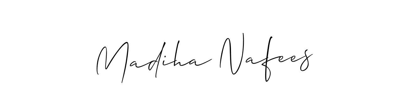 You can use this online signature creator to create a handwritten signature for the name Madiha Nafees. This is the best online autograph maker. Madiha Nafees signature style 2 images and pictures png