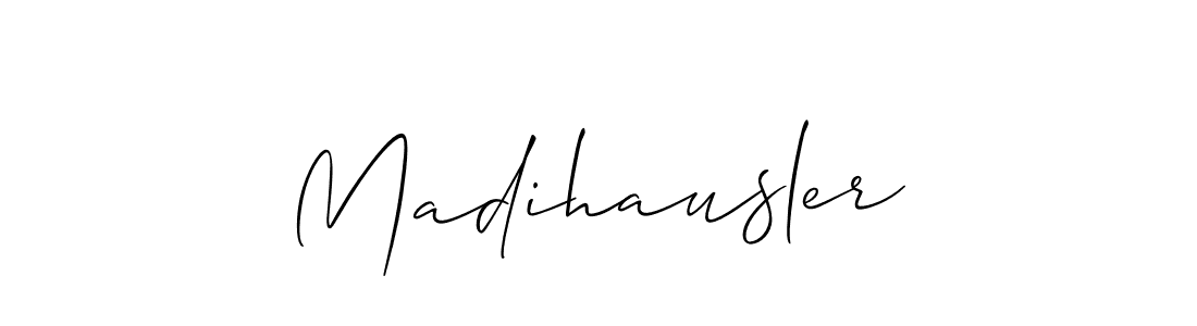 Make a short Madihausler signature style. Manage your documents anywhere anytime using Allison_Script. Create and add eSignatures, submit forms, share and send files easily. Madihausler signature style 2 images and pictures png