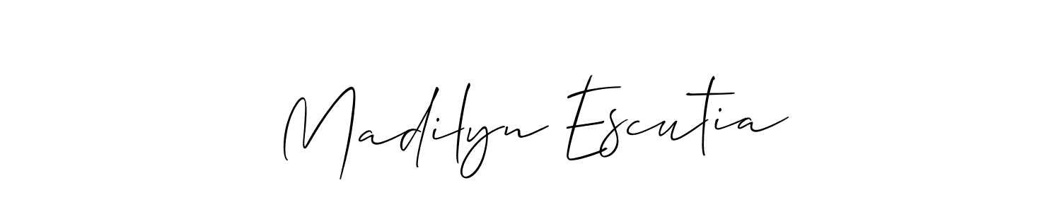 Here are the top 10 professional signature styles for the name Madilyn Escutia. These are the best autograph styles you can use for your name. Madilyn Escutia signature style 2 images and pictures png