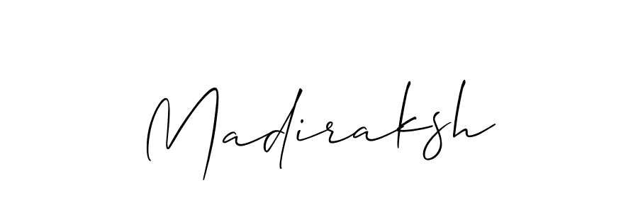 Once you've used our free online signature maker to create your best signature Allison_Script style, it's time to enjoy all of the benefits that Madiraksh name signing documents. Madiraksh signature style 2 images and pictures png