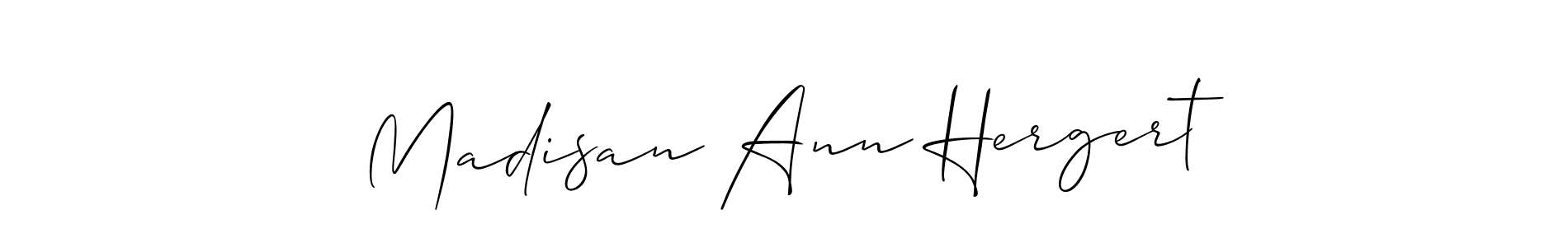Best and Professional Signature Style for Madisan Ann Hergert. Allison_Script Best Signature Style Collection. Madisan Ann Hergert signature style 2 images and pictures png