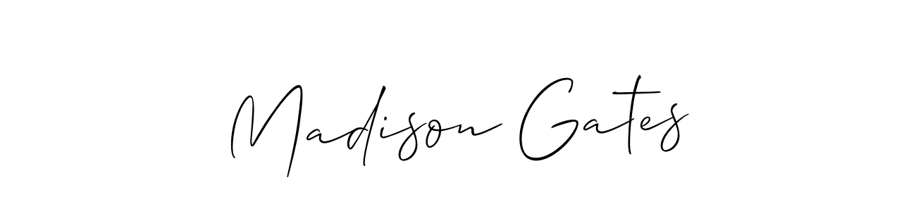 Also we have Madison Gates name is the best signature style. Create professional handwritten signature collection using Allison_Script autograph style. Madison Gates signature style 2 images and pictures png
