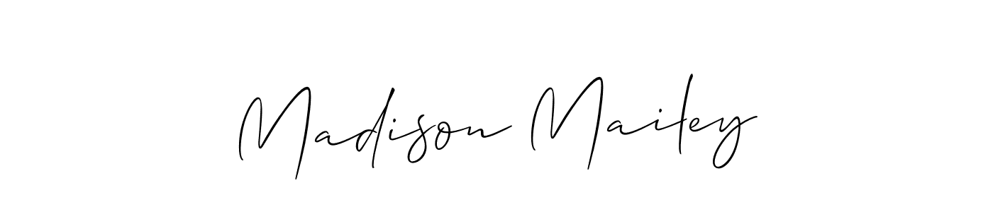 Best and Professional Signature Style for Madison Mailey. Allison_Script Best Signature Style Collection. Madison Mailey signature style 2 images and pictures png