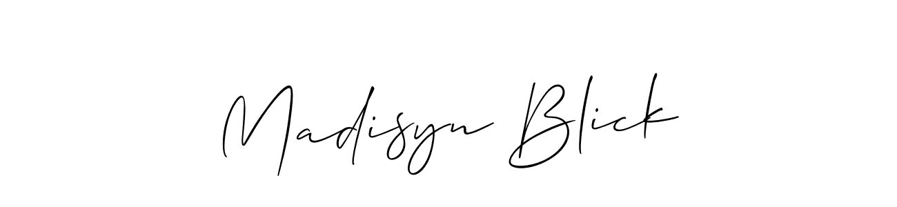 How to Draw Madisyn Blick signature style? Allison_Script is a latest design signature styles for name Madisyn Blick. Madisyn Blick signature style 2 images and pictures png