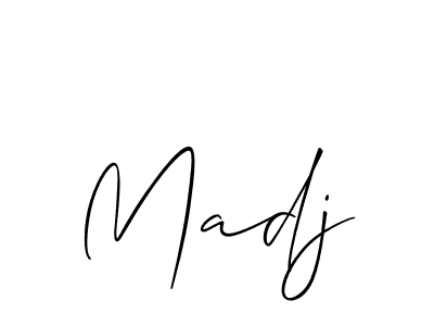 Make a short Madj signature style. Manage your documents anywhere anytime using Allison_Script. Create and add eSignatures, submit forms, share and send files easily. Madj signature style 2 images and pictures png