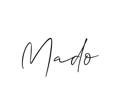 Best and Professional Signature Style for Mado. Allison_Script Best Signature Style Collection. Mado signature style 2 images and pictures png