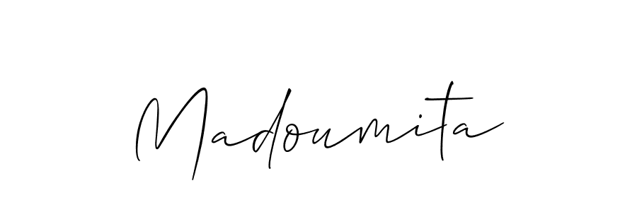 It looks lik you need a new signature style for name Madoumita. Design unique handwritten (Allison_Script) signature with our free signature maker in just a few clicks. Madoumita signature style 2 images and pictures png