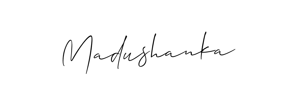 Best and Professional Signature Style for Madushanka. Allison_Script Best Signature Style Collection. Madushanka signature style 2 images and pictures png