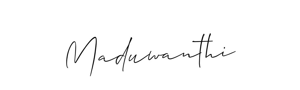 Make a beautiful signature design for name Maduwanthi. Use this online signature maker to create a handwritten signature for free. Maduwanthi signature style 2 images and pictures png