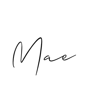 The best way (Allison_Script) to make a short signature is to pick only two or three words in your name. The name Mae include a total of six letters. For converting this name. Mae signature style 2 images and pictures png