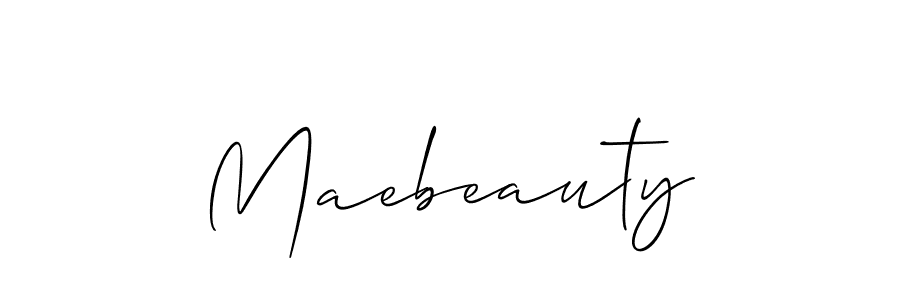 Allison_Script is a professional signature style that is perfect for those who want to add a touch of class to their signature. It is also a great choice for those who want to make their signature more unique. Get Maebeauty name to fancy signature for free. Maebeauty signature style 2 images and pictures png