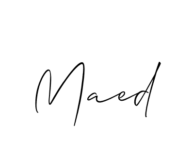 Also we have Maed name is the best signature style. Create professional handwritten signature collection using Allison_Script autograph style. Maed signature style 2 images and pictures png