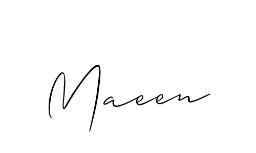 Make a short Maeen signature style. Manage your documents anywhere anytime using Allison_Script. Create and add eSignatures, submit forms, share and send files easily. Maeen signature style 2 images and pictures png