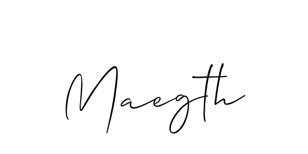How to make Maegth name signature. Use Allison_Script style for creating short signs online. This is the latest handwritten sign. Maegth signature style 2 images and pictures png