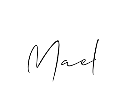 Allison_Script is a professional signature style that is perfect for those who want to add a touch of class to their signature. It is also a great choice for those who want to make their signature more unique. Get Mael name to fancy signature for free. Mael signature style 2 images and pictures png