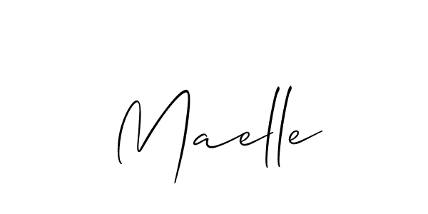 Allison_Script is a professional signature style that is perfect for those who want to add a touch of class to their signature. It is also a great choice for those who want to make their signature more unique. Get Maelle name to fancy signature for free. Maelle signature style 2 images and pictures png