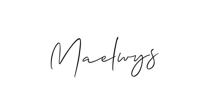 It looks lik you need a new signature style for name Maelwys. Design unique handwritten (Allison_Script) signature with our free signature maker in just a few clicks. Maelwys signature style 2 images and pictures png