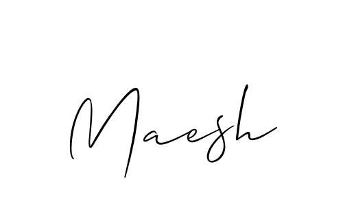 You should practise on your own different ways (Allison_Script) to write your name (Maesh) in signature. don't let someone else do it for you. Maesh signature style 2 images and pictures png