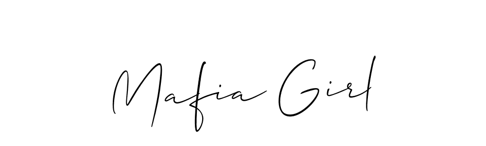 How to Draw Mafia Girl signature style? Allison_Script is a latest design signature styles for name Mafia Girl. Mafia Girl signature style 2 images and pictures png