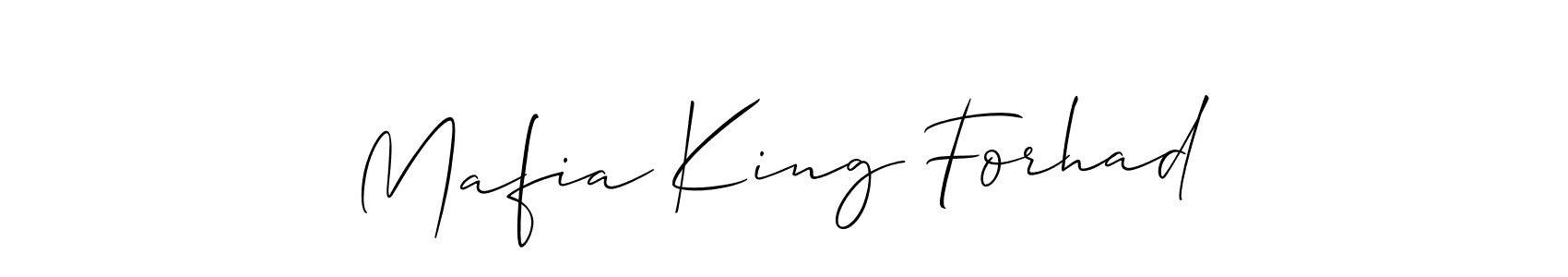 You can use this online signature creator to create a handwritten signature for the name Mafia King Forhad. This is the best online autograph maker. Mafia King Forhad signature style 2 images and pictures png