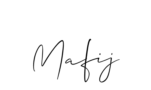 Similarly Allison_Script is the best handwritten signature design. Signature creator online .You can use it as an online autograph creator for name Mafij. Mafij signature style 2 images and pictures png