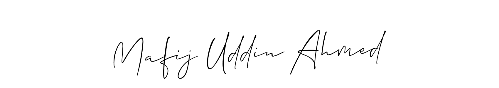 Also we have Mafij Uddin Ahmed name is the best signature style. Create professional handwritten signature collection using Allison_Script autograph style. Mafij Uddin Ahmed signature style 2 images and pictures png