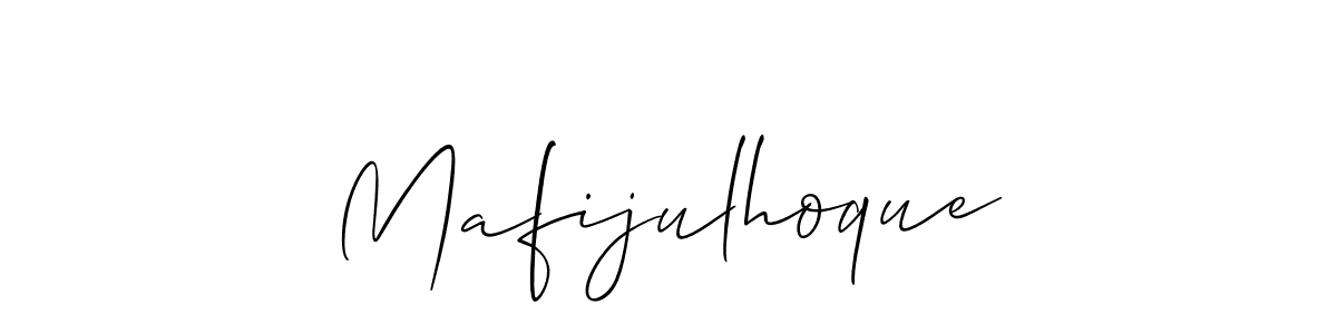 Also we have Mafijulhoque name is the best signature style. Create professional handwritten signature collection using Allison_Script autograph style. Mafijulhoque signature style 2 images and pictures png