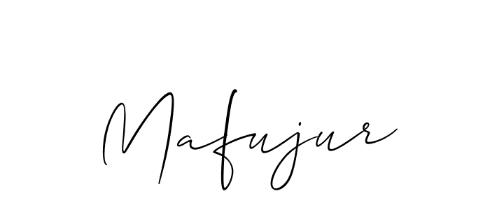 Create a beautiful signature design for name Mafujur. With this signature (Allison_Script) fonts, you can make a handwritten signature for free. Mafujur signature style 2 images and pictures png