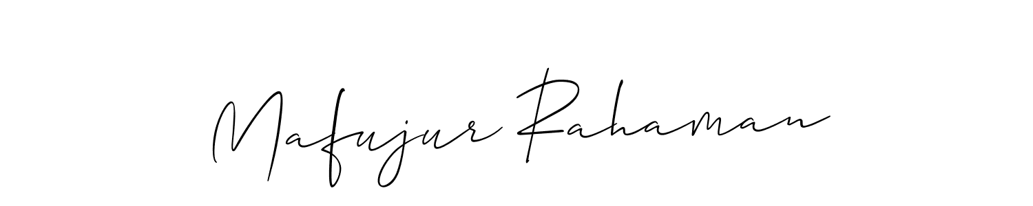 Also we have Mafujur Rahaman name is the best signature style. Create professional handwritten signature collection using Allison_Script autograph style. Mafujur Rahaman signature style 2 images and pictures png