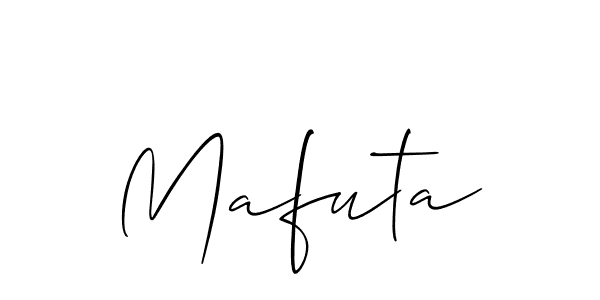 Also we have Mafuta name is the best signature style. Create professional handwritten signature collection using Allison_Script autograph style. Mafuta signature style 2 images and pictures png